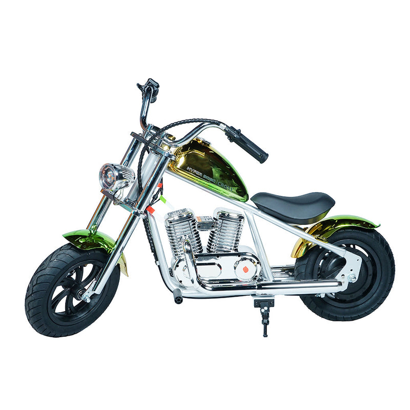 CRONY EL-MB03C Children Harley silver plating With APP Bluetooth Motor sounds and fake smoke LED light Electric Motorcycle