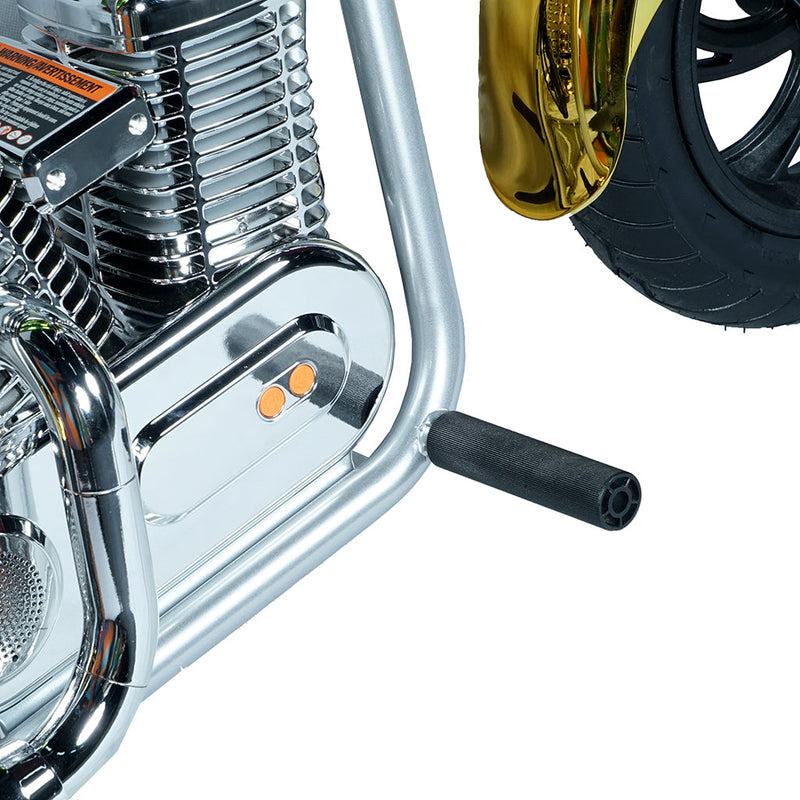 CRONY EL-MB03C Children Harley silver plating With APP Bluetooth Motor sounds and fake smoke LED light Electric Motorcycle