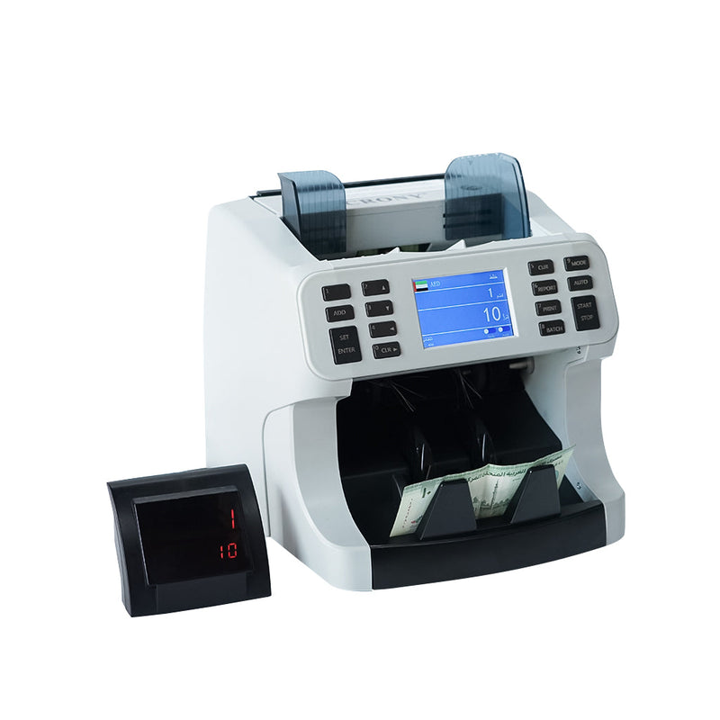 CRONY H-8700 High-Speed Smart Bill Counter 1200 Notes/Min Built-in Thermal Printer TFT Display  Banknote Verifiers
