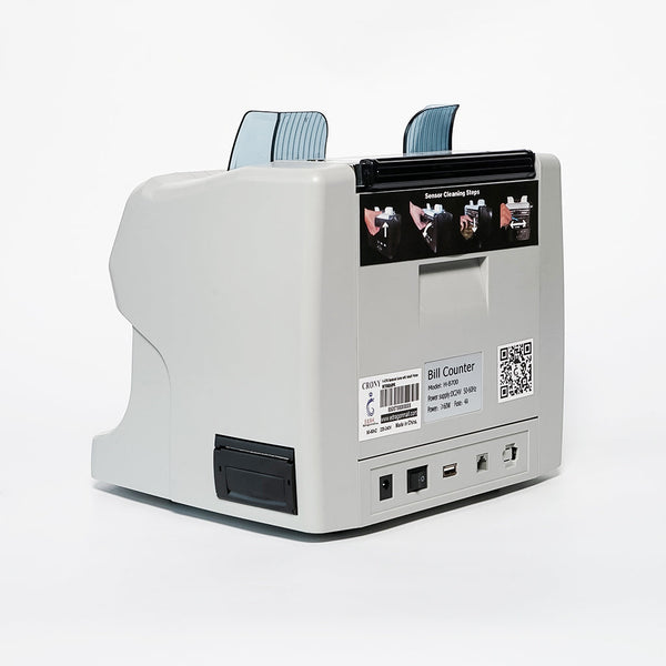 CRONY H-8700 High-Speed Smart Bill Counter 1200 Notes/Min Built-in Thermal Printer TFT Display  Banknote Verifiers