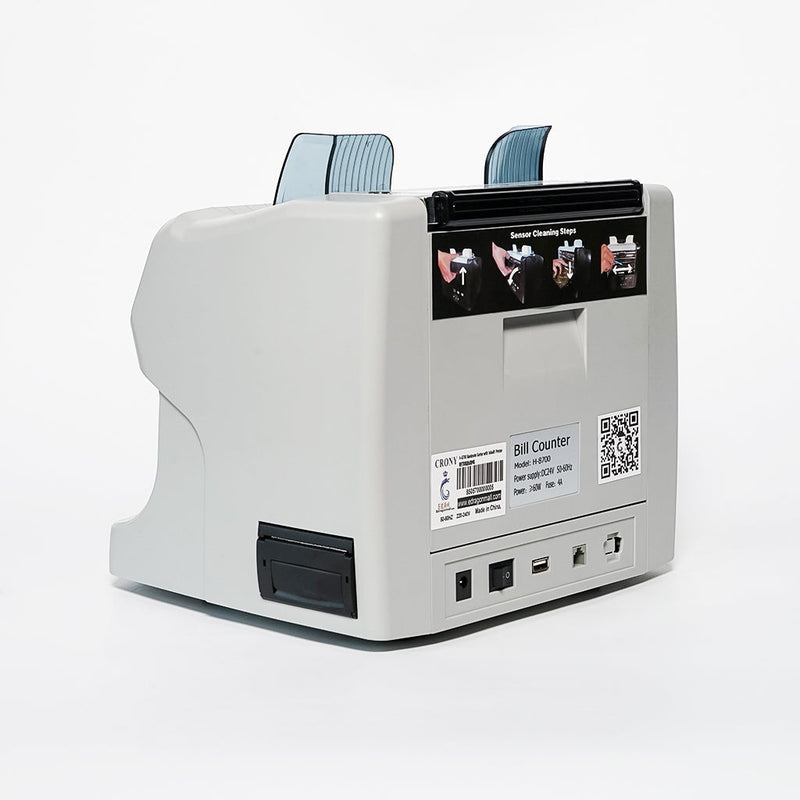 CRONY H-8700 High-Speed Smart Bill Counter 1200 Notes/Min Built-in Thermal Printer TFT Display  Banknote Verifiers