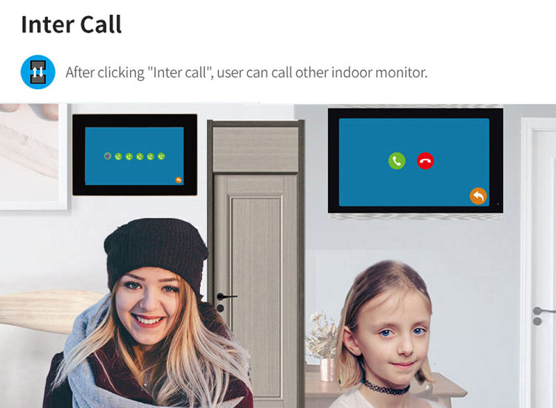 10-inch HD IP Video doorphone touch indoor monitor wifi video door phone intercom system