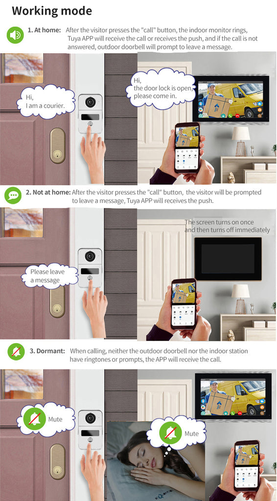 10-inch HD IP Video doorphone touch indoor monitor wifi video door phone intercom system