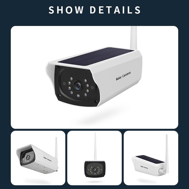 YN60-solar 5X WIFI camera 1080P HD Security Surveillance Audio