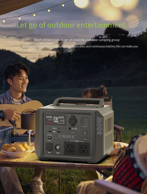 CRONY  CN601-800W Portable Power Station Portable Outdoor Power Lithium Iron Phosphate Energy Storage Power