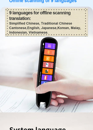 CRONY MD043 Plus Translation Pen language OCR Arabic scanning translation pen English Korean Japanese Malay Vietnamese