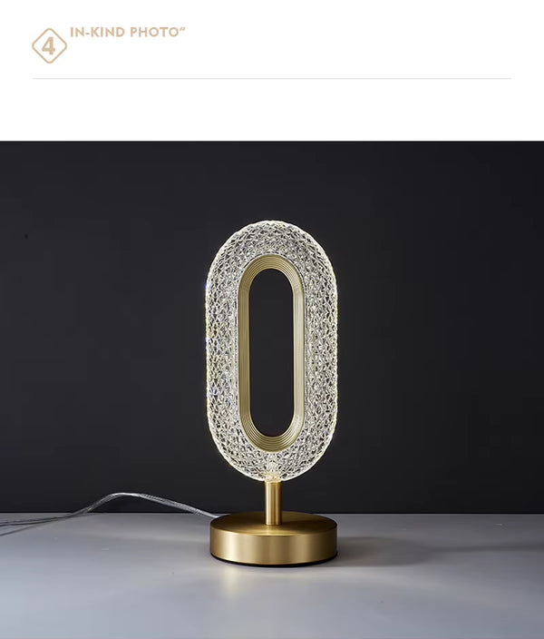 CRONY Three-color touch charging model 0 with 1 diamond face lamp LED Crystal Table Lamp For Home Room