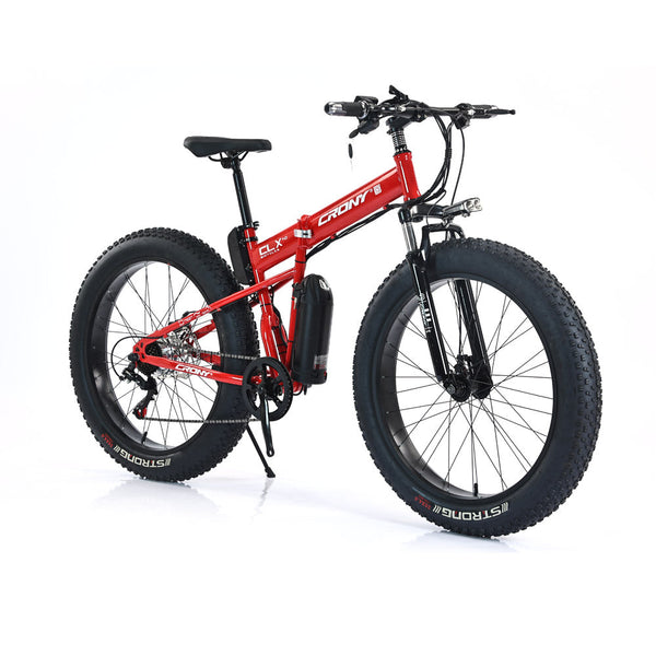 CRONY FB-EM017 Best Electric Bike Fat Tire Wheel Electronic Bicycle 36V  12Ah Lithium Battery Powerful Snow Ebike