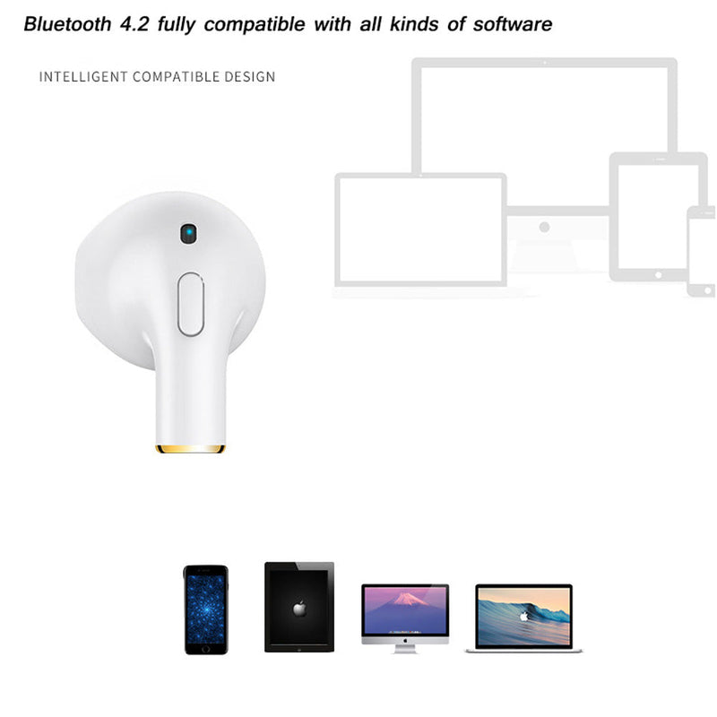 Wireless Music i8X mini earphone Smart In-Ear Invisible Earbud