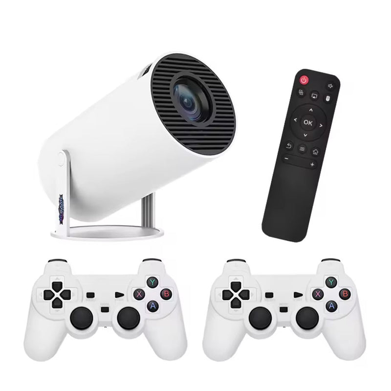 CRONY Portable HY300PRO Smart Projector 720P HD 2.4G/5G WiFi 6 Bluetooth 5.2 Android 11