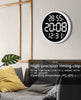 CRONY 6620 Wall clock 12 Inch LED Large Number Digital Wall Clock Temperature And Humidity Electronic Clock
