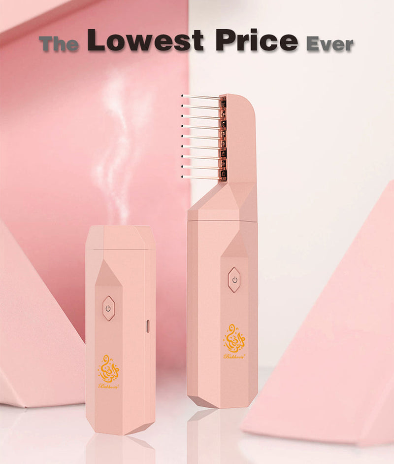 CRONY B26 Comb Bukhoor USB Portable Women Hair Bakhoor Incense Burner Dukhoon Electric Portable Incense Burner