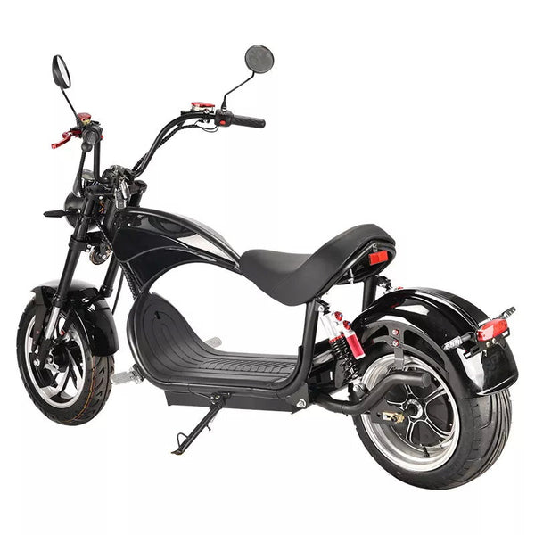 CRONY NEW X1 Harley Electrocar car With BT Speaker Electrocar car Citycoco Fat Tire Electric Motorcycle Red spider