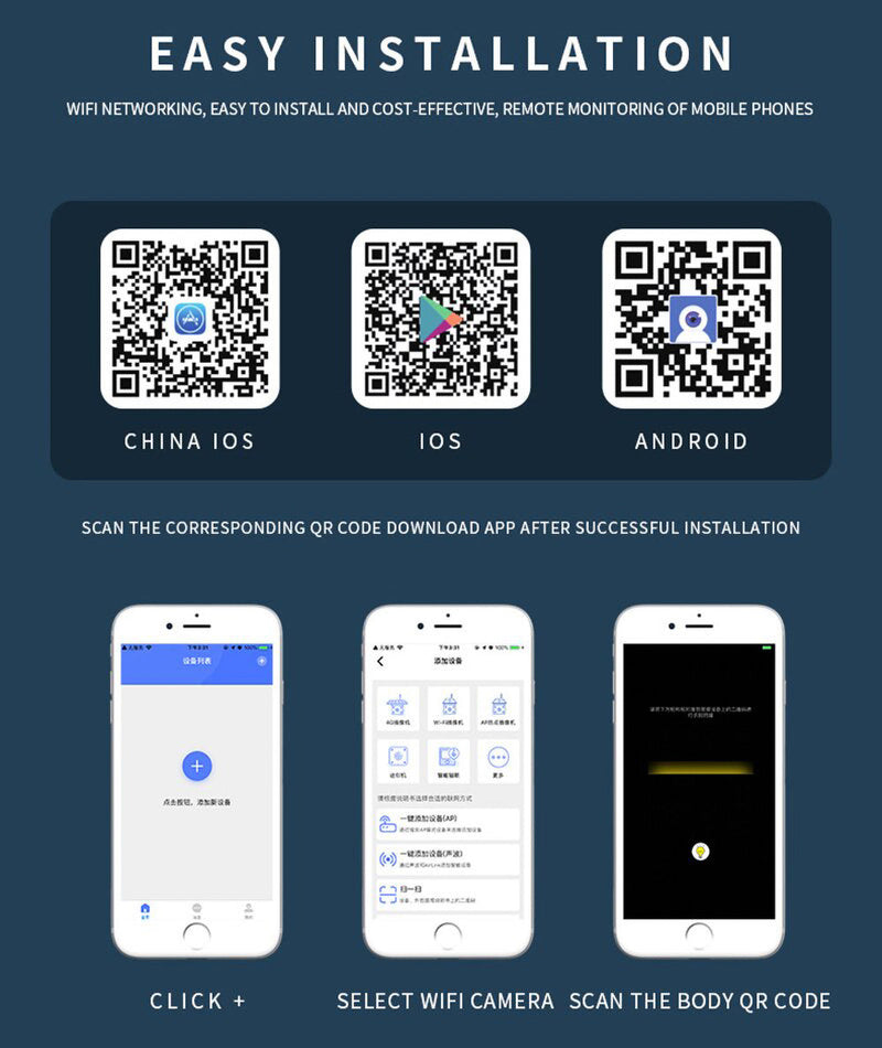 YN60-solar 5X WIFI camera 1080P HD Security Surveillance Audio