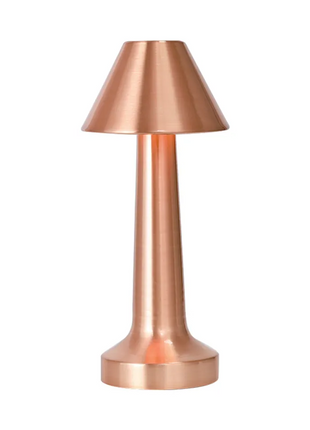 Trapezoidal Table Lamp(Rose Gold) Three color dimming