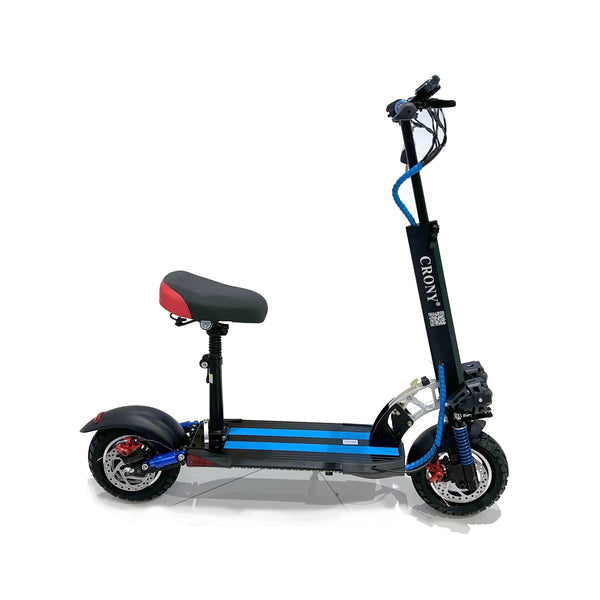 CRONY V10 Pro Blue max speed 35km/h Fast Speed E-scooter 38v 1000w strong powerful electric scooter foldable 10 inch electric scooter