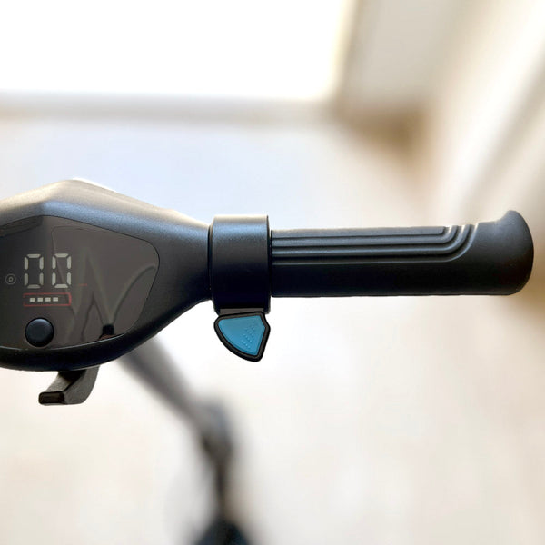 CRONY S32 Kids Foldable E-Scooter with LED Light Bar RGB Deck Lights & LED Display & E-Brake and E-Accelerator & Extended Footrest Supports Up to 100KG