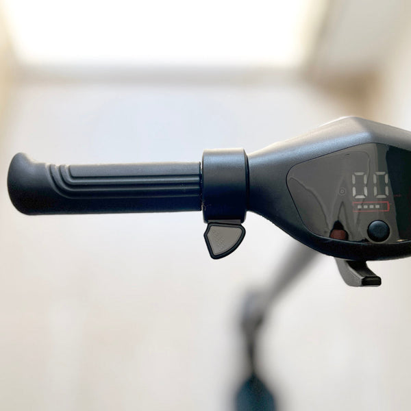 CRONY S32 Kids Foldable E-Scooter with LED Light Bar RGB Deck Lights & LED Display & E-Brake and E-Accelerator & Extended Footrest Supports Up to 100KG