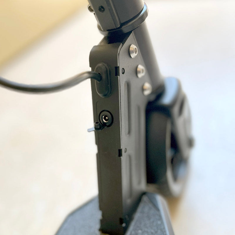 CRONY S32 Kids Foldable E-Scooter with LED Light Bar RGB Deck Lights & LED Display & E-Brake and E-Accelerator & Extended Footrest Supports Up to 100KG