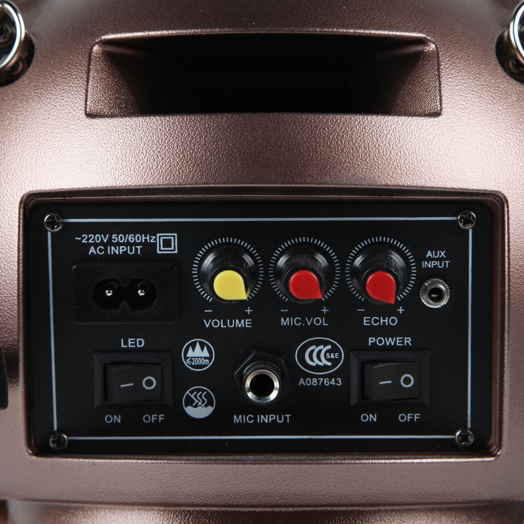 V6E speaker Portable Bear Ibastek Subwoofer Speaker Karaoke