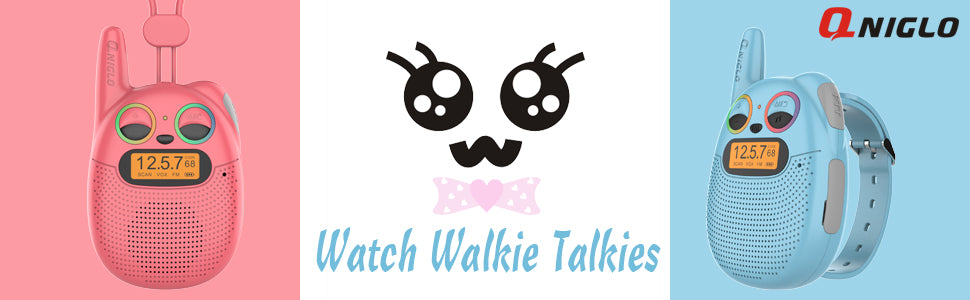 Crony The Q136 Mini Walkie Talkie is a compact and easy-to-use communication device designed for children - Hero Banner 1