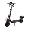 The CRONY V18 features dual 1500W motors for powerful performance, reaching 40 KM/H speed. Equipped with a 48V 18AH battery for 30–60 KM range, plus a mobile phone holder and Bluetooth speaker for added convenience and a smoother riding experience.