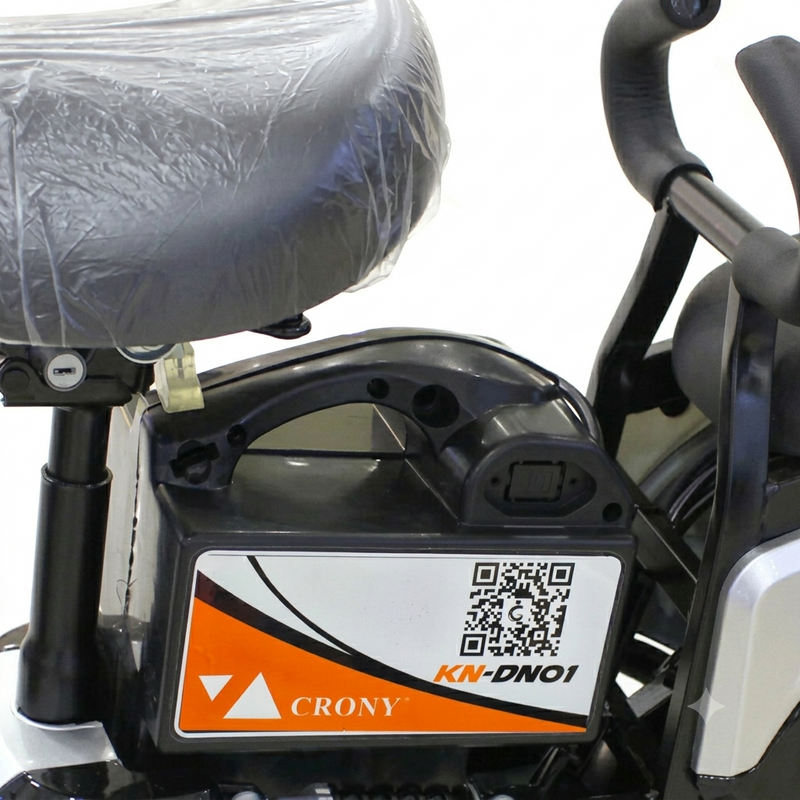 CRONY W6 Electric Bike 500W 48V Rear Hub Motor 3-Speed 14 Inch Wheels 31-70KM Range Electric City Bike Scooter Motorcycle