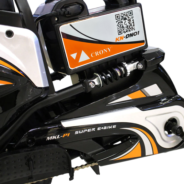 CRONY W6 Electric Bike 500W 48V Rear Hub Motor 3-Speed 14 Inch Wheels 31-70KM Range Electric City Bike Scooter Motorcycle