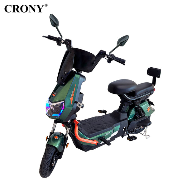 The CRONY W12 Great Wall Cannon is a practical and durable electric scooter designed for adult passenger transport. Powered by a 500W brushless motor