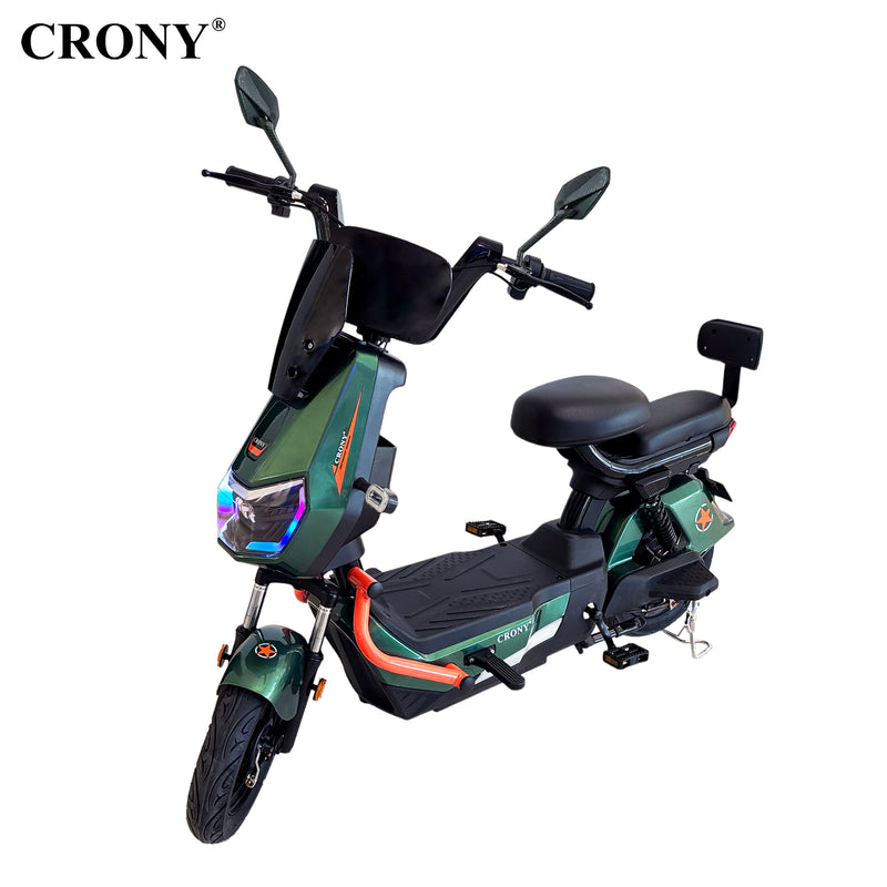 The CRONY W12 Great Wall Cannon is a practical and durable electric scooter designed for adult passenger transport. Powered by a 500W brushless motor