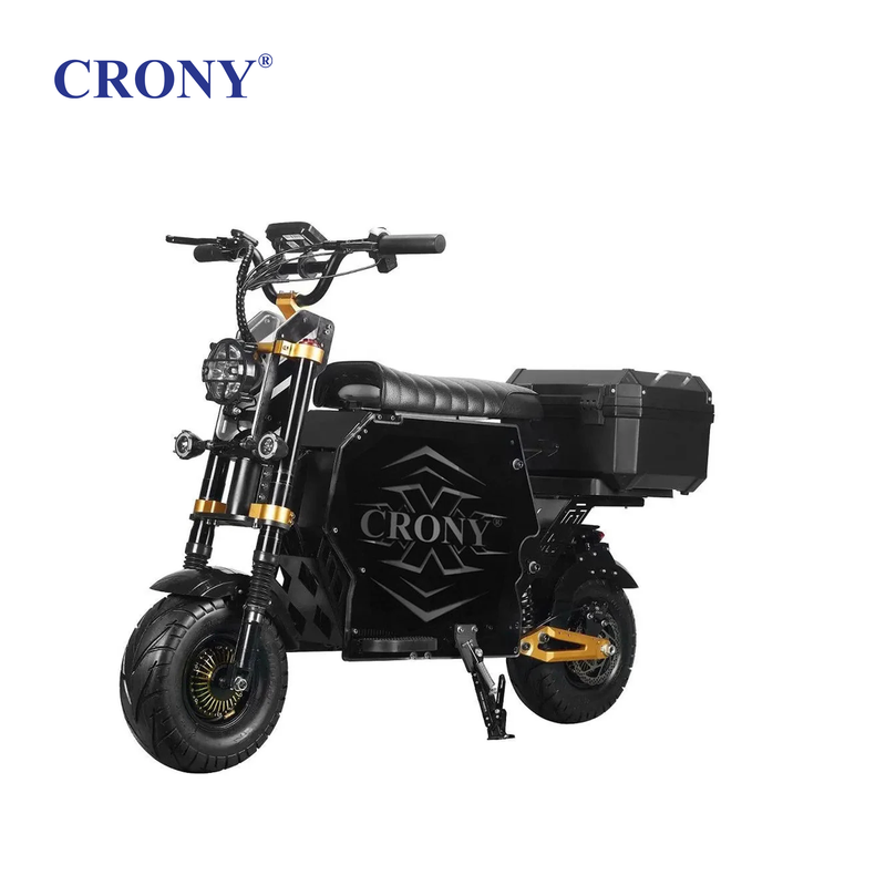CRONY new model L8 Electric Small Motorcycle Dual Motor High-Speed Electric Scooter 4000W Power 100KM Range Advanced Suspension Electric bicycles