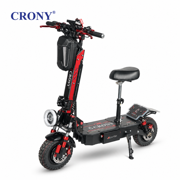 CRONY MK-11 Off Road Dual Motor 4000Wx2 Electric Scooter Big LCD Display Speed upto DiscBrake Front/Rear