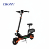 CRONY D2 Pro Electric Scooter with Seat, 1500W Motor, 45-70KM/H Speed, 35-40KM Range, Dual Suspension, Hydraulic Shock Absorbers, LCD Display, LED Lights, Bluetooth App, Rear Luggage Box