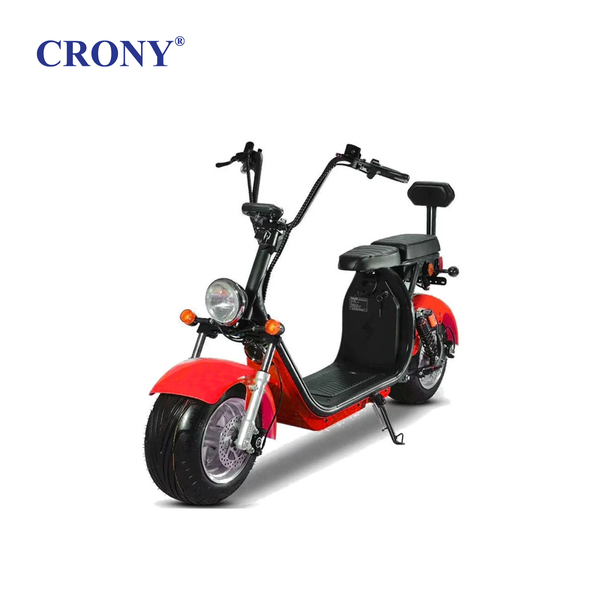 The CRONY X3 is a high-performance electric scooter powered by a 1500W motor and a 60V/12AH battery, delivering a top speed of 50–68 KM/H with a range of 30–40 KM per charge. It features a front and rear disc brake system