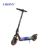 CRONY M365 Foldable Electric Scooter with Front Suspension & Durable Honeycomb Tires, 7-Colors LED Deck Lights, Lightweight Commuter Scooter with for Adults & Kids, Smart App Control