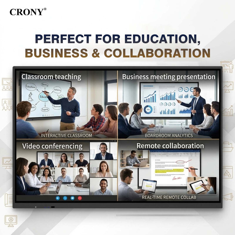 CRONY TX55-1 55 4K Interactive Whiteboard,4K Touch Screen,1-Year Local Warranty