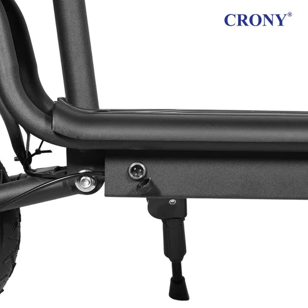 CRONY JL005-02 Small Harley Electric Bicycle Folding Electric Scooter  2 Wheels Electric Motorcycle with Basket