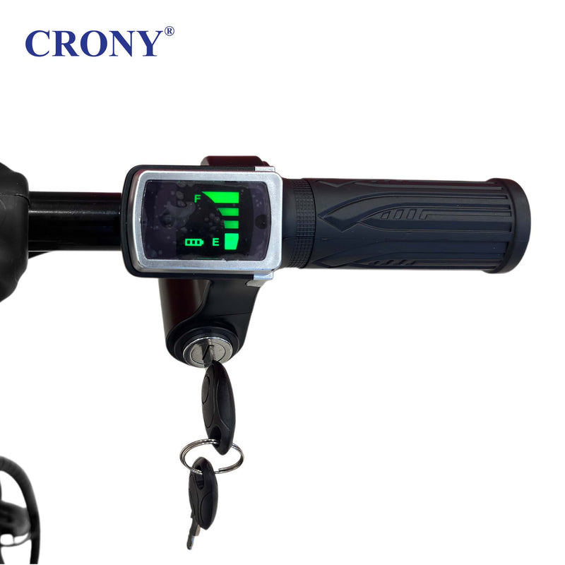 CRONY JL005-03-01 8-inch Mini Harley is a compact electric motorcycle designed for stylish and comfortable urban commuting. Powered by a 250W motor