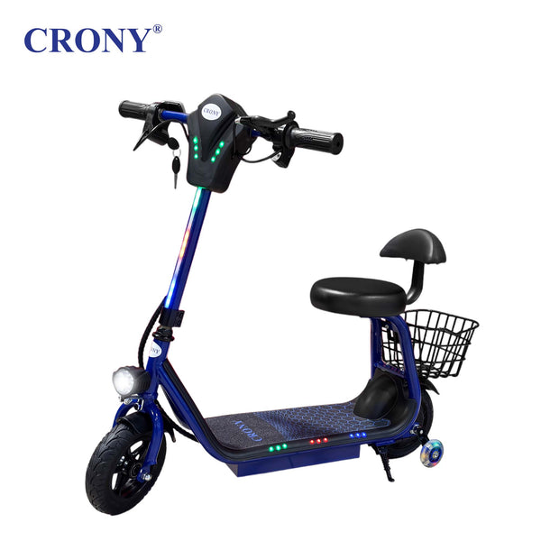 CRONY JL005-03-01 8-inch Mini Harley is a compact electric motorcycle designed for stylish and comfortable urban commuting. Powered by a 250W motor