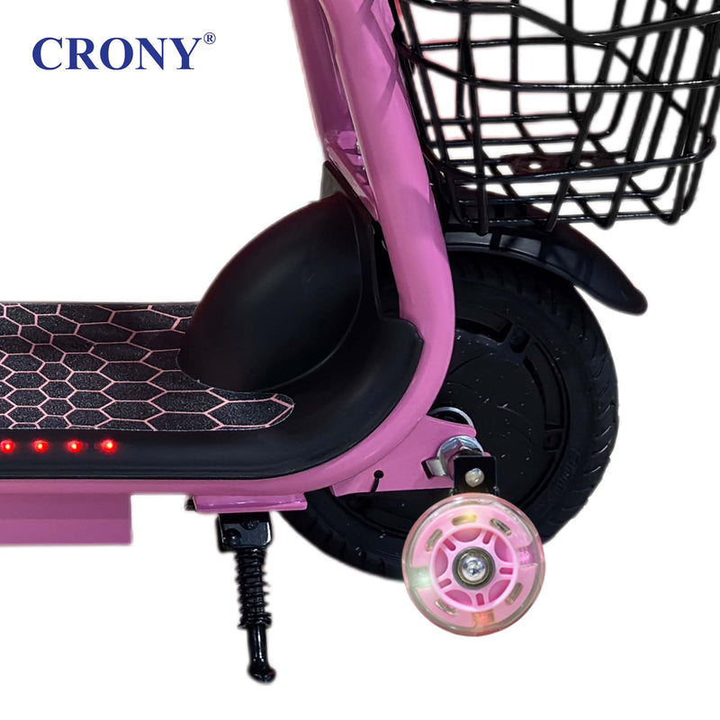 CRONY JL005-03-01 8-inch Mini Harley is a compact electric motorcycle designed for stylish and comfortable urban commuting. Powered by a 250W motor