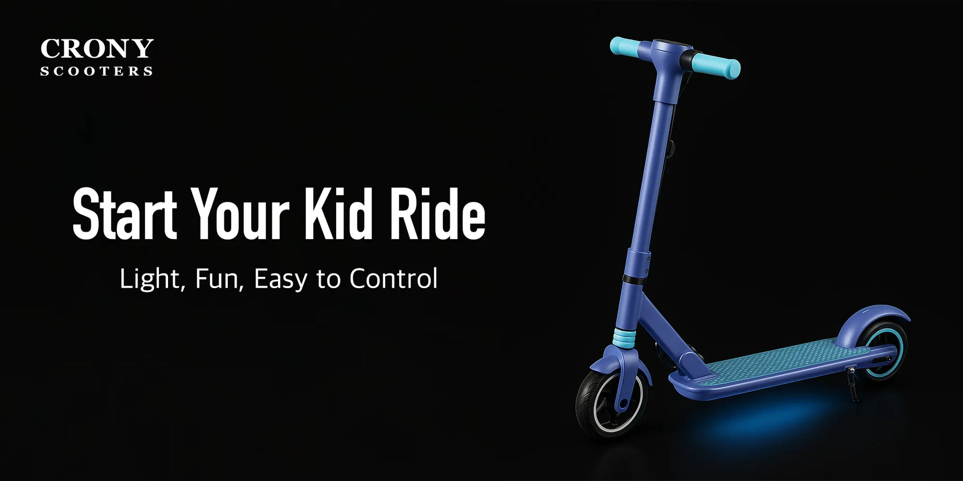 JL019-01 Kids Electric Scooter (130W 24V foldable kids e-scooter) - Hero Banner 1