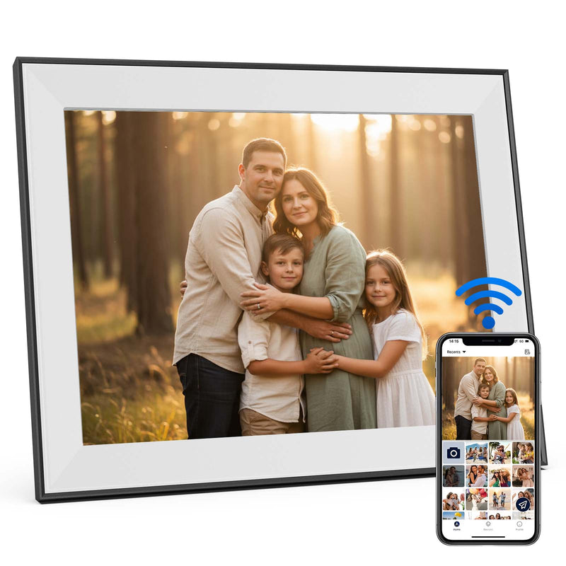 CRONY  JT16.2M-102 16.2 Inch WIFI Digital Photo Frame Android WiFi Cloud Digital Photo Frame – 32GB Touch Screen Display (JT162M-I02)
