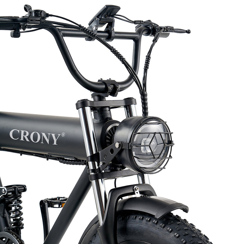 CRONY K20 Plus Off-Road Electric Bicycle Electric Bike 1000W 48V Fat Tire Disc Brake 35-40KM Range