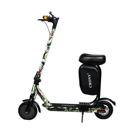 XM M365 APP+SEAT with Suspension is a foldable electric scooter designed for adult urban commuting. Powered by a 350W motor, it delivers speeds between 25–45 km/h with a range of 15–20 km per charge