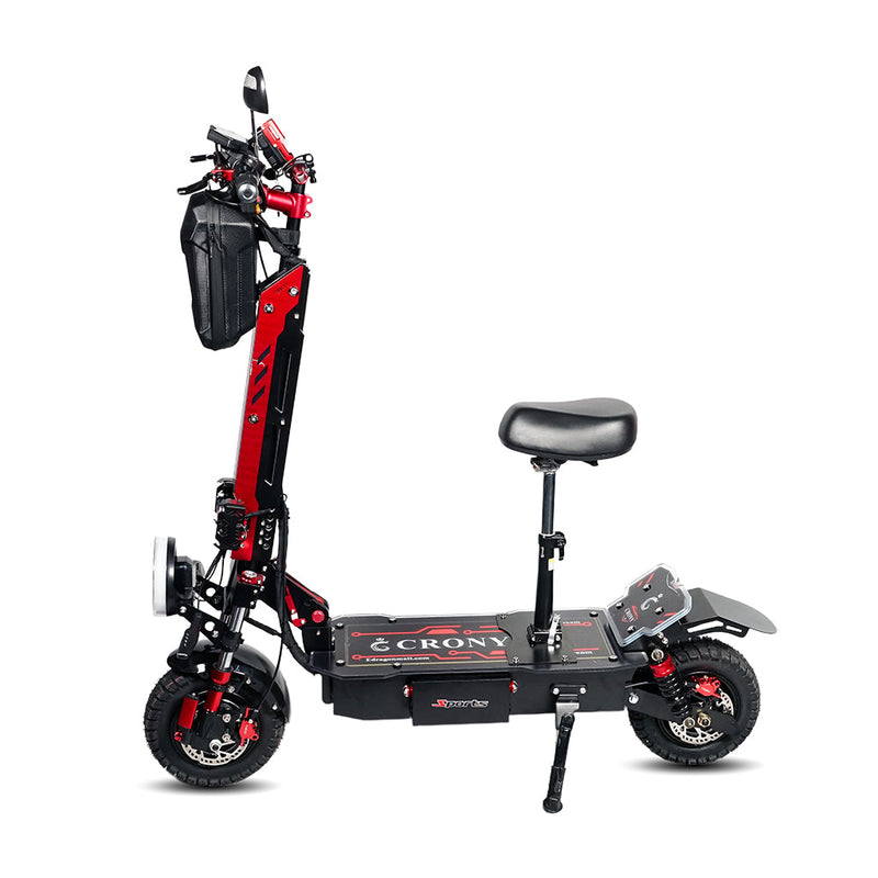 CRONY MK-11 Off Road Dual Motor 4000Wx2 Electric Scooter Big LCD Display Speed upto DiscBrake Front/Rear