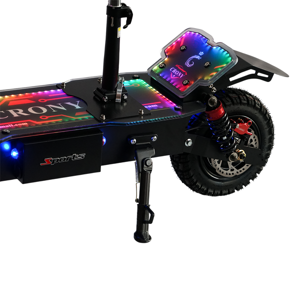 CRONY MK-11 Off Road Dual Motor 4000Wx2 Electric Scooter Big LCD Display Speed upto DiscBrake Front/Rear