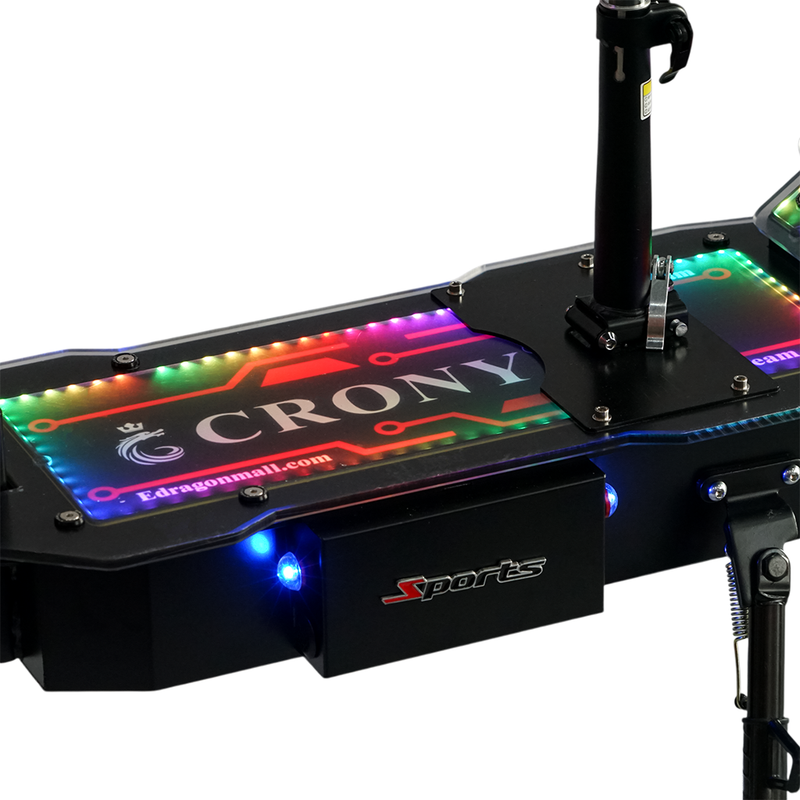 CRONY MK-11 Off Road Dual Motor 4000Wx2 Electric Scooter Big LCD Display Speed upto DiscBrake Front/Rear