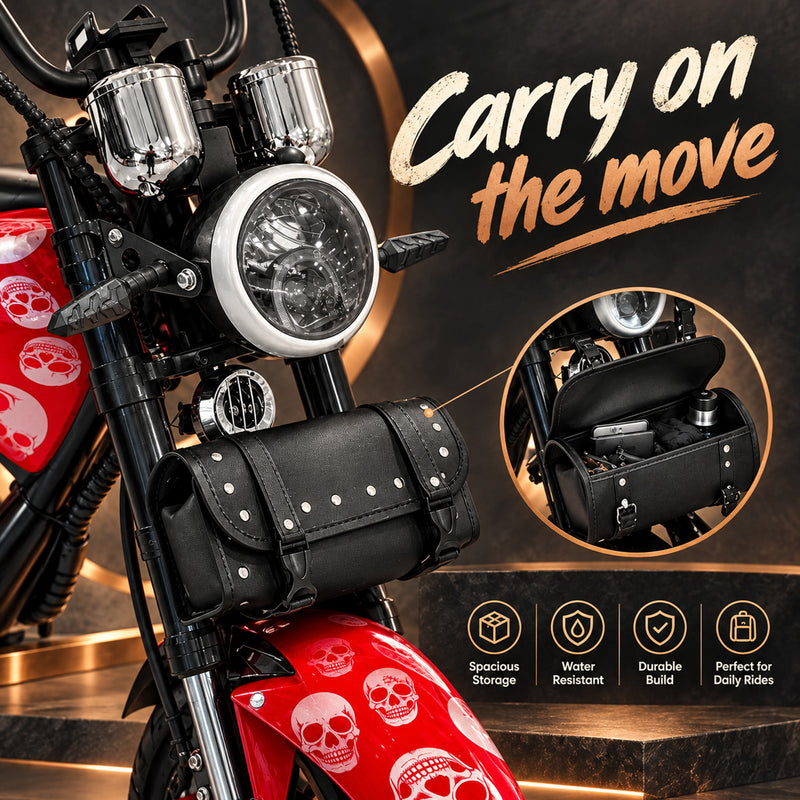 CRONY X1 Harley Electric Scooter 3000W Motor, 60V 12Ah Battery, 45KM/H High Speed, 25-35KM Range, Aluminum Alloy Frame, Front & Rear Suspension, Disc Brakes, LCD Display, LED Light, Bluetooth Speaker & Phone Holder