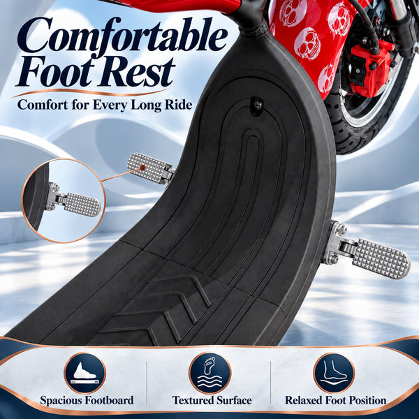 CRONY X1 Harley Electric Scooter 3000W Motor, 60V 12Ah Battery, 45KM/H High Speed, 25-35KM Range, Aluminum Alloy Frame, Front & Rear Suspension, Disc Brakes, LCD Display, LED Light, Bluetooth Speaker & Phone Holder