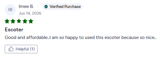 Customer review